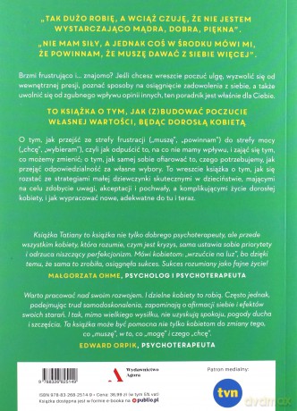 Luz i tak nie będę idealna - Tatiana Mindewicz-Puacz [KSIĄŻKA]