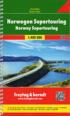 Norwegia atlas 1:400 000