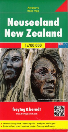 Nowa Zelandia mapa 1:700 000