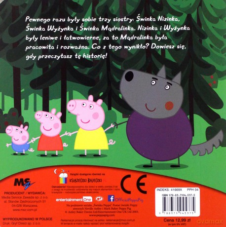 O trzech małych świnkach. Świnka Peppa pewnego razu [KSIĄŻKA]