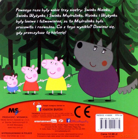 O trzech małych świnkach. Świnka Peppa pewnego razu [KSIĄŻKA]