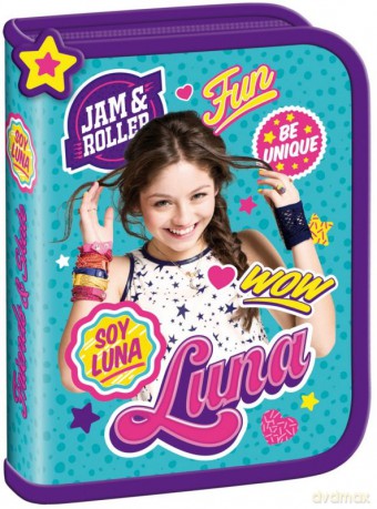 Piórnik dwuklapkowy bez wyposażenia Soy Luna