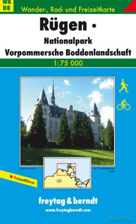 Rugia pomorze zachodnie mapa 1:75 000