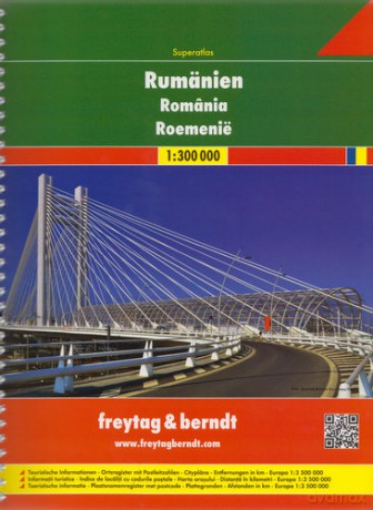 Rumunia atlas 1:300 000