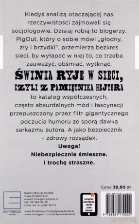 Świnia ryje w sieci czyli z pamiętnika Hejtera - Pigout [KSIĄŻKA]