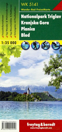 Triglavski Park Narodowy Planica Kranjska Góra 1:35 000