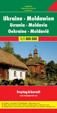 Ukraina Mołdawia mapa 1:1 000 000