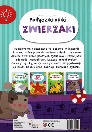 Zwierzaki. Połącz kropki [KSIĄŻKA]