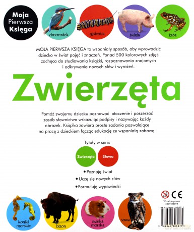 Zwierzęta. Moja pierwsza księga [KSIĄŻKA]