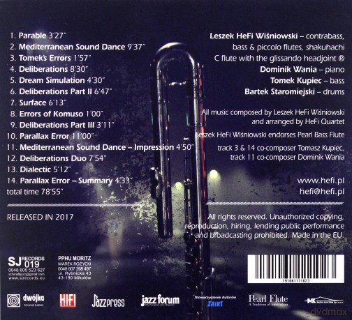 HeFi Quartet: Parallax Error [CD]