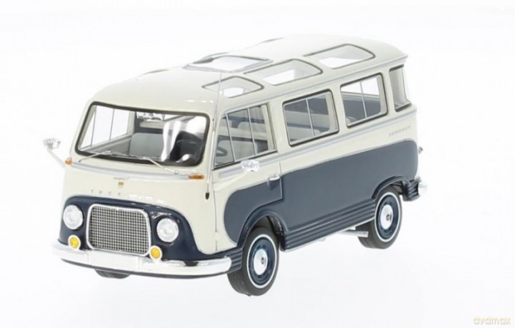 Ford Taunus Transit Panoramabus 1962 (dark blue/white)