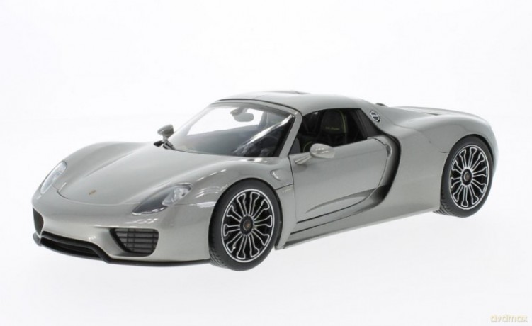 Porsche 918 Spyder Hard Top 2011 (silver without showcase)