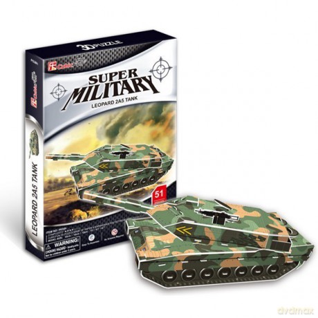 Puzzle 3D Leopard 2A5 Tank [PUZZLE]