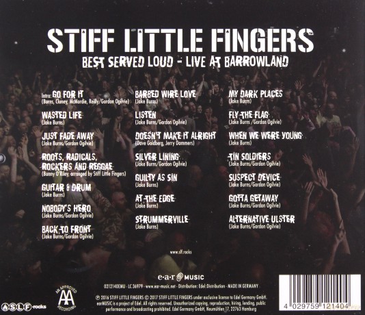 Stiff Little Fingers: Best Served Loud [CD]