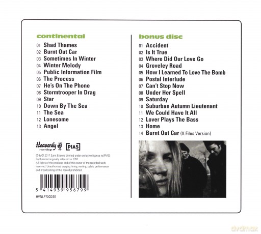 Saint Etienne: Continental (Deluxe Edition) (digipack) [2CD]