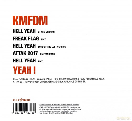 KMFDM: Yeah (digipack) [CD]