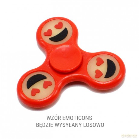 Spinner Fluo czerwony