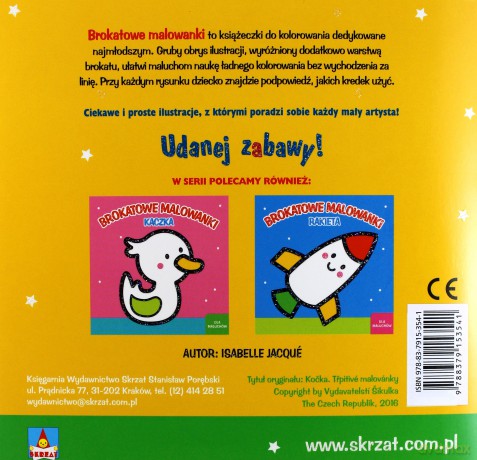 Kotek. Brokatowe malowanki - Isabelle Jacque [KSIĄŻKA]