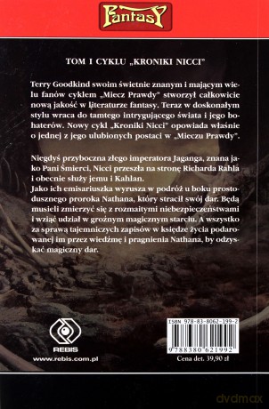 Pani śmierci. Kroniki Nicci (Tom 1) - Terry Goodkind [KSIĄŻKA]