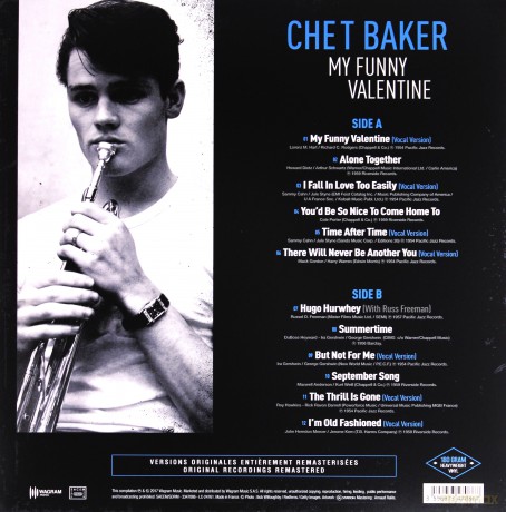 Chet Baker: My Funny Valentine [Winyl]