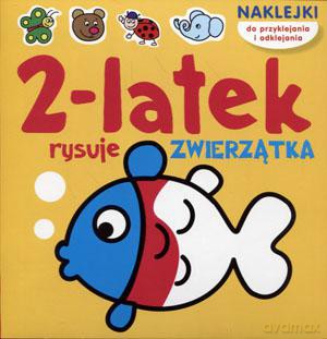 2-latek rysuje. Zwierzątka [KSIĄŻKA]