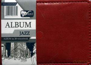 Album Jazz na 20 wizytówek A7 czerwony