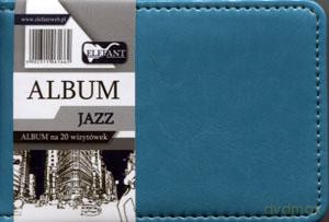 Album Jazz na 20 wizytówek A7 turkusowy