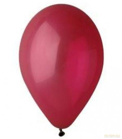 Balon G110 pastel 12" - bordowy 100 sztuk