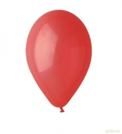 Balon pastelowy Czerwony