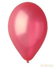 Balony 24cm metaliczne fuksja