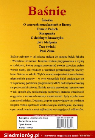 Baśnie - Wilhelm Grimm, Jakub Grimm [KSIĄŻKA]