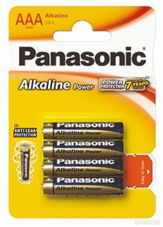 Bateria Panasonic LR03 - 4 sztuki Bronze