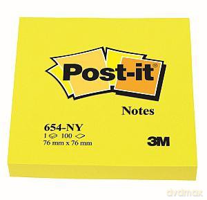 Bloczek samoprzylepny Post-it 76x76 mm Notes jasnożółty