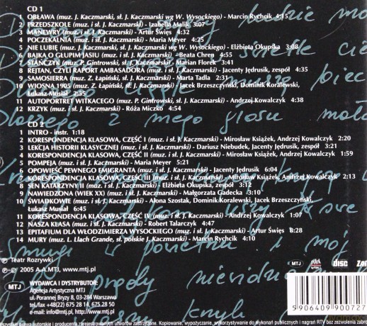 Krzyk według Jacka Kaczmarskiego [2CD]