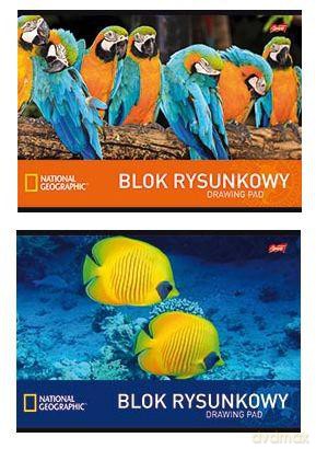 Blok rysunkowy, format A4, 20 kartek, National Geographic
