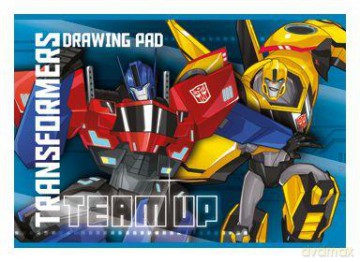 Blok rysunkowy, format A4, 20 kartek, Transformers
