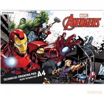 Blok techniczny A4 Avengers