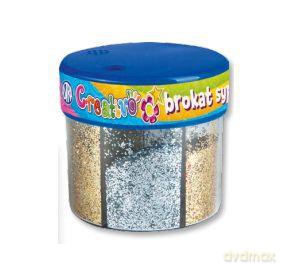 Brokat sypki 6x50 g srebrny/złoty