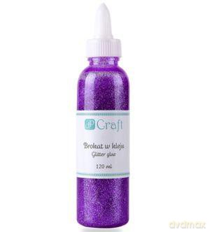 Brokat w kleju 120 ml Purple