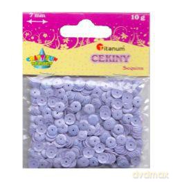 Cekiny 7 mm wrzosowe