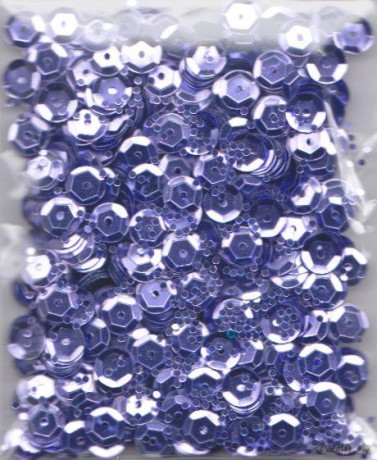 Cekiny metalizowane 9 mm 15 g jasnofioletowe