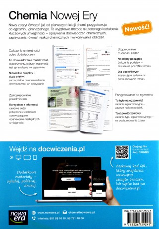 Chemia Nowej Ery Gimnazjum klasa 3 ćwiczenia - Elżbieta Megiel, Małgorzata Mańska [KSIĄŻKA]