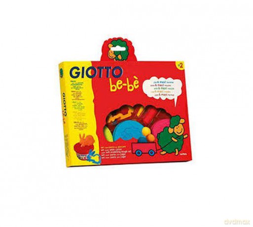 Ciastolina Giotto Bebe 3 kolory + foremki