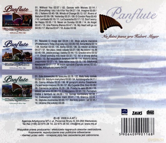 Hubert Meyer: Panflute BOX [3CD]