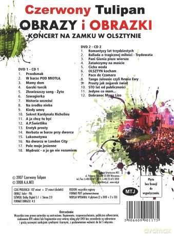 Czerwony Tulipan: Obrazy I Obrazki [2CD]+[2DVD]