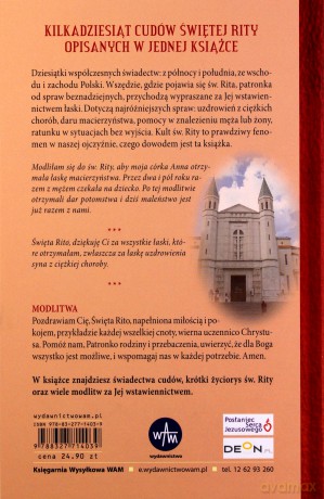 Cuda świętej Rity Świadectwa i modlitwy - Katarzyna Stokłosa [KSIĄŻKA]
