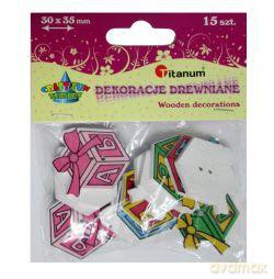Dekoracja drewniana 307730 Prezenty