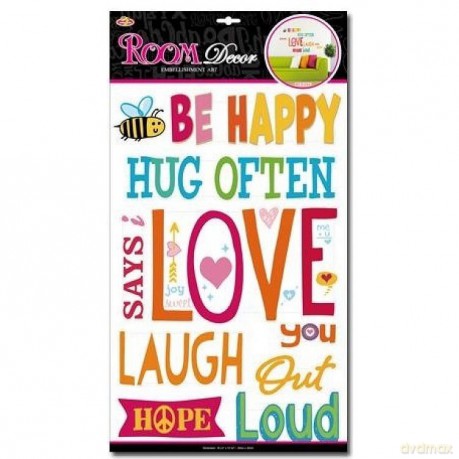 Dekoracje ścienne Be happy/Love