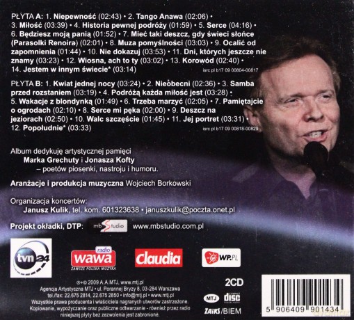 Michał Bajor: Piosenki Marka Grechuty i Jonasza Kofty (digipack) [2CD]