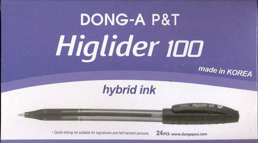 Długopis Dong-A Hybryd Highlider czerwony